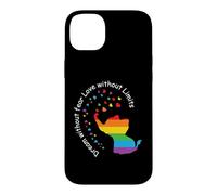 Custodia per iPhone 14 Plus Dream Without Fear Elephant LGBT Rainbow Gay Pride Month