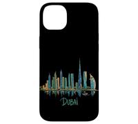 Custodia per iPhone 14 Plus Dubai Emirates Emirati Arabi Uniti souvenir di viaggio città punto di riferimento regalo