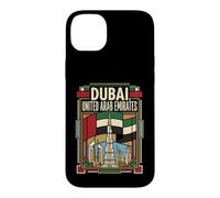 Custodia per iPhone 14 Plus Dubai, Emirati Arabi Uniti, bandiera, orizzonte, punto di riferimento, viaggio