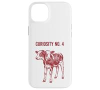 Custodia per iPhone 14 Plus Due teste vitello xilografia illustrazione tassidermia stranezza