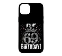 Custodia per iPhone 14 Plus È il mio 69° compleanno regali per uomini donne 69 anni