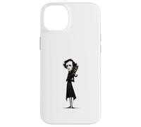Custodia per iPhone 14 Plus Edgar Allan Poe Beloved Cat