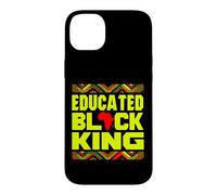 Custodia per iPhone 14 Plus Educated Black King African Pride Empowerment Graphic