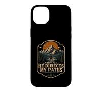 Custodia per iPhone 14 Plus Egli dirige I miei sentieri Proverbi 3 6 Montagna