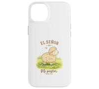 Custodia per iPhone 14 Plus El Señor Es Mi Pastor Agnello Design Salmo 23:1 Carino Pecora