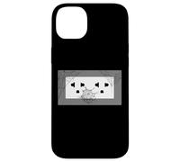 Custodia per iPhone 14 Plus Electrical Outlet Plug and Socket Couples Halloween Costume