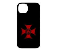 Custodia per iPhone 14 Plus Emblema croce cavalieri templari SIGILLUM MILITUM XPISTI