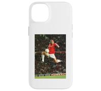 Custodia per iPhone 14 Plus Eric Cantona Leap Coppa del Mondo di calcio Manchester United