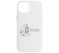 Custodia per iPhone 14 Plus Estetica della lanterna lunare del mese sacro islamico di Ramadan Mubarak