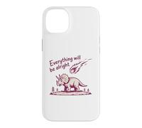 Custodia per iPhone 14 Plus Everything Is Alright Dinosaur Asteroid Chaos Graphic Retro