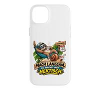 Custodia per iPhone 14 Plus Fai lentamente tu mi fa frenetica bradipo lumaca umorismo