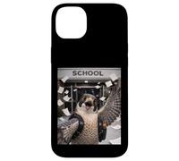 Custodia per iPhone 14 Plus Falcon Last Day Of School Summer Break Divertente Meme Selfie