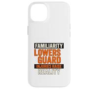 Custodia per iPhone 14 Plus Familiarità abbassa la guardia | Regalo della campagna di sensibilizzazione alla sicurezza