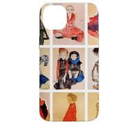 Custodia per iPhone 14 Plus Famosi ritratti di bambini di Egon Schiele (arte classica)
