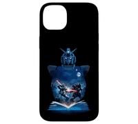 Custodia per iPhone 14 Plus Fantascienza Mecha Robot Battle Story Book Luminous Warrior
