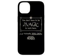 Custodia per iPhone 14 Plus Fantastic Beasts and Where to Find Them Magic To Work Here