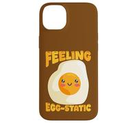 Custodia per iPhone 14 Plus Feeling Egg-Static - Simpatico design a forma di uovo fritto