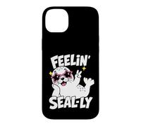Custodia per iPhone 14 Plus Feeling Seally Cute Harp Seal Pump Punk Dad Barzelletta