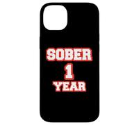 Custodia per iPhone 14 Plus Felice Sobriety 1 Anno Cool Anniversary Red Sobriety