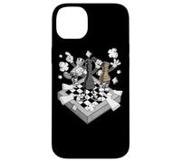 Custodia per iPhone 14 Plus Figure di battaglia di scacchi Chessman Scacco matto Scacchi