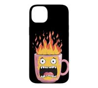 Custodia per iPhone 14 Plus Fire Cup Cerca gli amanti delle bevande calde invernali