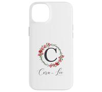 Custodia per iPhone 14 Plus Floral Cora-Lee Nome Fiori Nome Personalizzato Cora-Lee