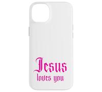 Custodia per iPhone 14 Plus Forza per incoraggiarti nei momenti difficili, Gesù ti ama