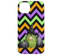Custodia per iPhone 14 Plus Frankenstein Halloween gnomo verde carino mostro spettrale
