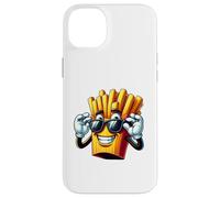 Custodia per iPhone 14 Plus Fresco cartone animato patatine fritte con occhiali