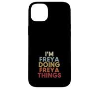 Custodia per iPhone 14 Plus Freya Name Freya Personalized Name First Given