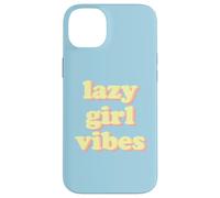 Custodia per iPhone 14 Plus Fun Lazy Girl Vibes Job Design