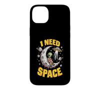 Custodia per iPhone 14 Plus Funny Alien I Need Space Humor Design for Men Women Kids