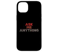 Custodia per iPhone 14 Plus Funny Ask Me Anything Sarcastico Knowledgeable Teacher Citazioni