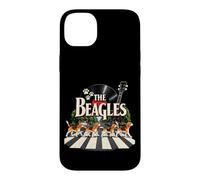 Custodia per iPhone 14 Plus Funny Beagle Band Music Dogs Retro Rock Pet Lover
