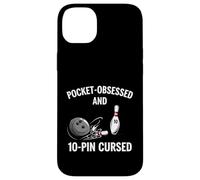 Custodia per iPhone 14 Plus Funny Bowling Pocket Obsessed 10 Pin Cursed Bowler