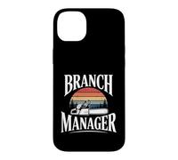 Custodia per iPhone 14 Plus Funny Branch Manager dicendo Chainsaw Logger