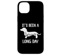 Custodia per iPhone 14 Plus Funny Dachshund Its Been a Long Day Dachshund Mom Doxie Mama