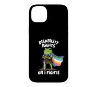 Custodia per iPhone 14 Plus Funny Fight Until Disability Rights Medieval Frog Meme