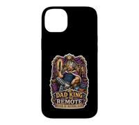 Custodia per iPhone 14 Plus Funny For Dad King Of The Remote Ruler Of Nient'altro