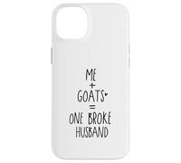 Custodia per iPhone 14 Plus funny goat me and goats One Broke husband