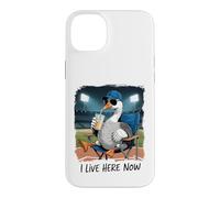 Custodia per iPhone 14 Plus Funny Goose Baseball Stadium Spectator Vivo qui ora