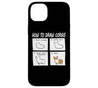 Custodia per iPhone 14 Plus Funny How To Draw Pembroke Welsh Corgi Dog Lover