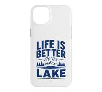 Custodia per iPhone 14 Plus Funny Lake Lover Summer Vacation Life Is Better At The Lake