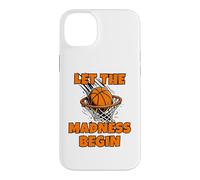 Custodia per iPhone 14 Plus Funny Let the Madness Begin Basketball Bracket Players Lover