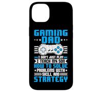 Custodia per iPhone 14 Plus Gaming Dad I Don't Just Play I Teaching My Son How To Solve Pro