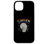 Custodia per iPhone 14 Plus Gaylien Citazione Spazio Orgoglio Sessuale Orientamento Asessuale Alien