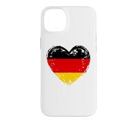 Custodia per iPhone 14 Plus Germania nel mio cuore Bandiera tedesca Orgoglioso patriottico tedesco