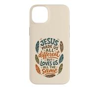 Custodia per iPhone 14 Plus Gesù ha fatto tutti i diversi messaggi di fede cristiana