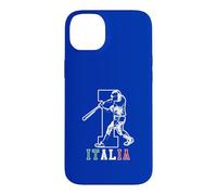 Custodia per iPhone 14 Plus giocatore baseball, con, audace, lettera, italiano, italiano,