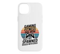 Custodia per iPhone 14 Plus Gioco Fitness Cane Mamma Costruito Non Generato Allevato Con I Cani